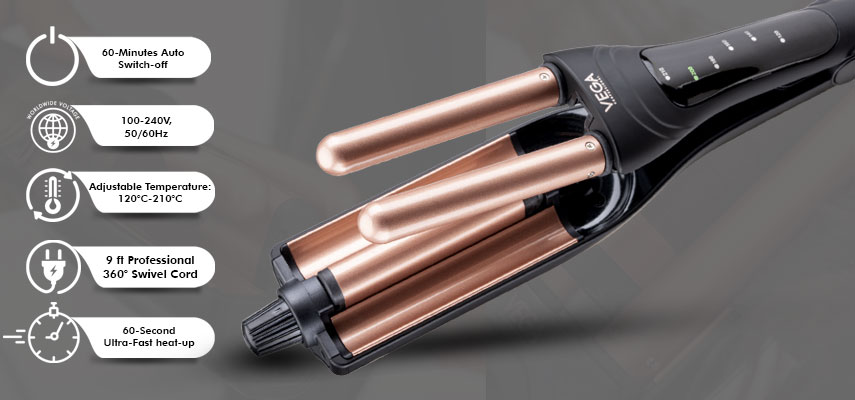 Pro-Wave-Styler-Triple-Barrel-Hair-Waver-Features