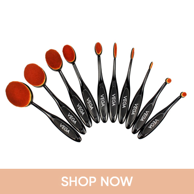 Pro EZ Set of 10 Professional Make-Up Brushes