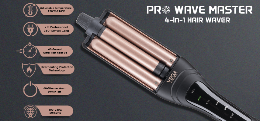 Pro Wave Master 4-in-1 Hair Waver - VPPMS-04