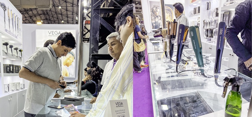 Product in booth