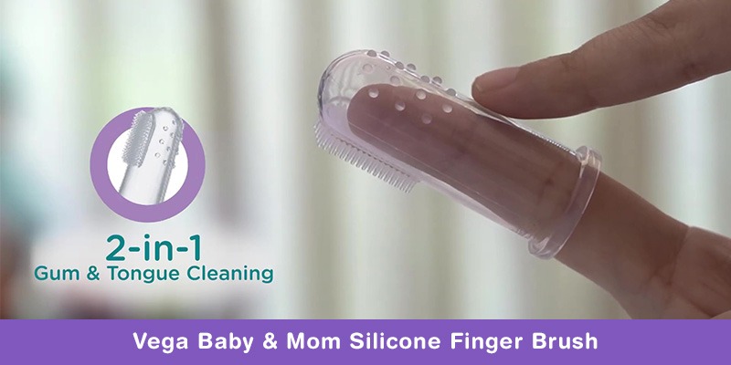 Silicone finger brush