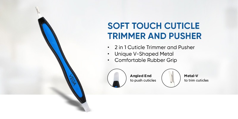 Soft Touch Cuticle Trimmer and Pusher