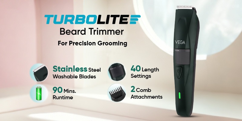 Textured stubble beard