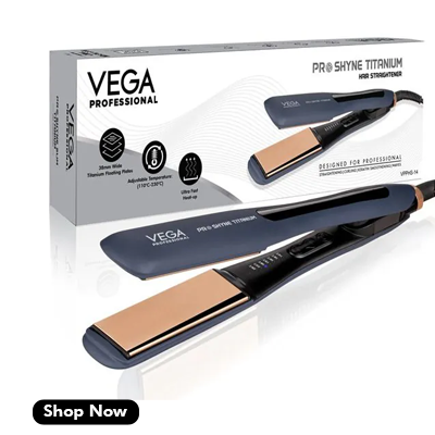 Titanium hair straightener