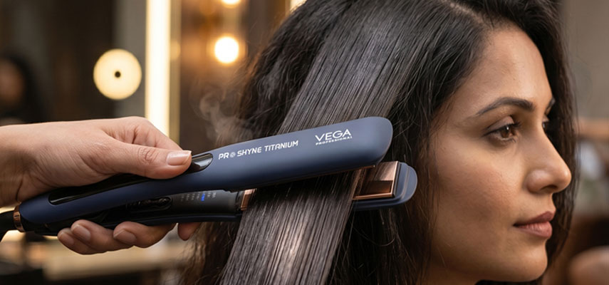 Using Professional-hair-Straightener