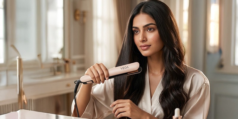 Using Vega Hair Straightener