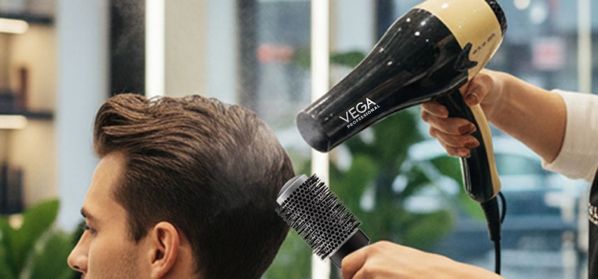 Using a Professional Round Brush & Hair Dryer