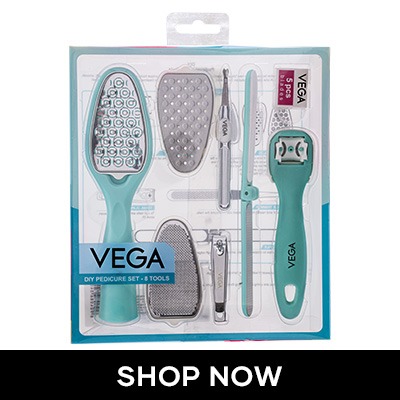 Vega DIY Pedicure Set - 8 Tools 