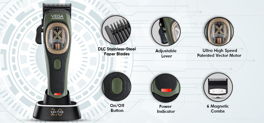Vega Professional Vector 2.0 Hair Clipper