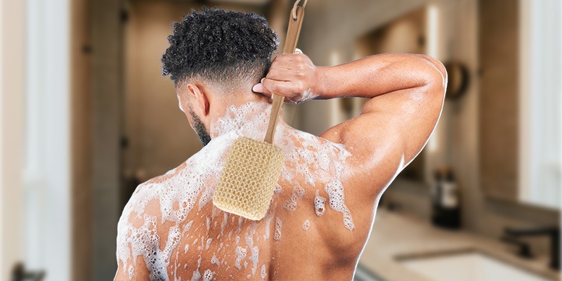 Vega Sisal Sponge Bath Brush 